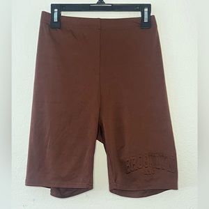 Brooklyn biker shorts set